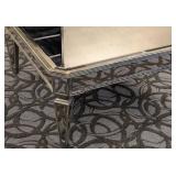 Mirrored Coffee Table - 38 in x 38 in x 19 in
