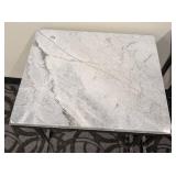 Marble Top Nesting Tables & Pair - Damaged Tops, 24 x 18 in, 26 in H