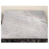 Marble Top Nesting Tables & Pair - Damaged Tops, 24 x 18 in, 26 in H