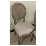French Provincial Cane-Back Chairs - Set of 4 - 20W x 24D x 19S x 39B
