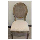 French Provincial Cane-Back Chairs - Set of 4 - 20W x 24D x 19S x 39B