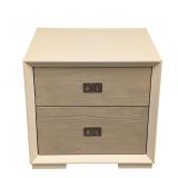 Williams-Sonoma Side Table - 2-Drawer, White, 20 in W x 17 in D x 19 in H