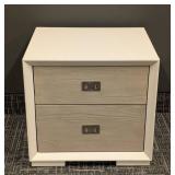 Williams-Sonoma Side Table - 2-Drawer, White, 20 in W x 17 in D x 19 in H