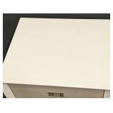 Williams-Sonoma Side Table - 2-Drawer, White, 20 in W x 17 in D x 19 in H
