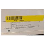 Williams-Sonoma Side Table - 2-Drawer, White, 20 in W x 17 in D x 19 in H