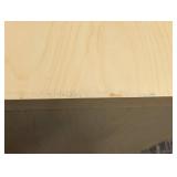 Wood Side Table with Drawer - 14 x 20 x 27 in - Light Wood