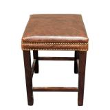 Counter Height Stool - Pleather Upholstered 18 x 18 Seat, 25 in High