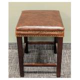 Counter Height Stool - Pleather Upholstered 18 x 18 Seat, 25 in High
