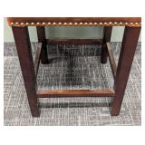 Counter Height Stool - Pleather Upholstered 18 x 18 Seat, 25 in High