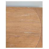 Drop-Leaf Dining Table & Side Chair, 42 in Dia, 30 in H