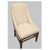Cream Upholstered Side Chair - 23W x 26D x 20SH x 41H