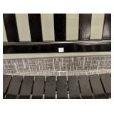 Black Wood Rocking Chair - 27 in W x 34 in D x 18 in Seat Height x 45 in Back