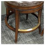 Counter Height Stools - Fabric Upholstery & Wood Frame (Lot of 4) 20W x 24D x 40H