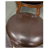 Counter Height Stools - Fabric Upholstery & Wood Frame (Lot of 4) 20W x 24D x 40H