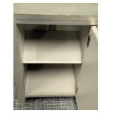 ELK Group International Cabinet - 18 x 13 x 29 in - Painted Mirrored Wood with Metal Front