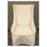 Legacy Classic Side Chair - Ivory Fabric, 26W x 28D x 20in Seat, 43in Back