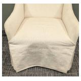 Legacy Classic Side Chair - Ivory Fabric, 26W x 28D x 20in Seat, 43in Back