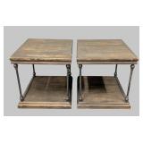 Legacy Crestview CVFNR961 Side Tables (Lot of 2) - 25 x 23 x 24 in
