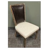 ZUO Pleather Accent Side Chair - 20W x 24D, Seat Ht 19in, Back Ht 37in