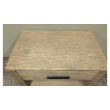 Single-Drawer Side Table - 34 in W x 20 in D x 28 in H