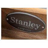 Stanley Furniture Desk - 68 in W x 32 in D x 31 in H - Wood with Light Scratches