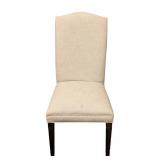 Restoration Hardware Side Chair - Beige Upholstery, 20 W x 25 D, 20 in Seat Height, 42 in Back