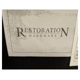 Restoration Hardware Side Chair - Beige Upholstery, 20 W x 25 D, 20 in Seat Height, 42 in Back