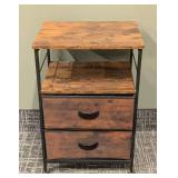 Petite Storage Tote Accent Table - 15 in W x 12 in D x 22 in H