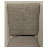 Madison Park Side Chair - 19W x 20D x 18 in seat height x 38 in back height - Upholstered Gray Fabric
