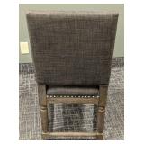 Madison Park Side Chair - 19W x 20D x 18 in seat height x 38 in back height - Upholstered Gray Fabric