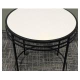 Round Accent Table - 18 Inch Diameter & 20 Inch Height
