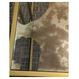 Nesting Tables - Gold Tone Frame & Glass Tops (Lot of 2) - FOR PARTS OR REPAIR