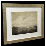 Framed Landscape Painting - 26 x 30 in