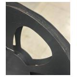 Metal Wall Decor Discs & Circular Flower Cutouts Set of 5, 13 x 22 in