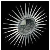 Metal Starburst Mirror - 30 x 30 in