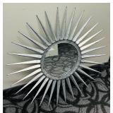 Metal Starburst Mirror - 30 x 30 in