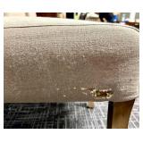 Forty West Dining Chairs - Beige Upholstered Wood-Leg Set (4-Piece) #1