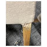 Forty West Dining Chairs - Beige Upholstered Wood-Leg Set (4-Piece) #2