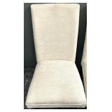 Bassett Mirror Co. Beige Upholstered Dining Chairs (Lot of 3)