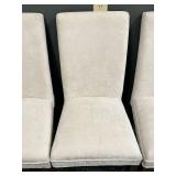 Bassett Mirror Co. Beige Upholstered Dining Chairs (Lot of 3)