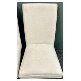 Bassett Mirror Co. Beige Upholstered Dining Chairs (Lot of 3)