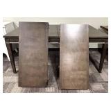 Dining Table - Dark Wood Extendable with 2 Leaves