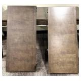 Dining Table - Dark Wood Extendable with 2 Leaves