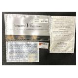 Vanguard Furniture Pair Upholstered Dining Chairs - Beige Linen, Nailhead Trim