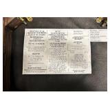 HEKMAN Chair & Howard Miller Stool Set - Beige Upholstery Wood Frame