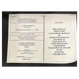 Dark Wood Dining Table & 6 Upholstered Chairs