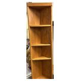 Corner Oak Tall Bookcase