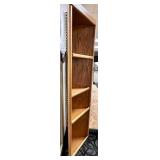 Corner Oak Tall Bookcase