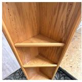 Corner Oak Tall Bookcase
