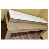 Parker House Console Table PUR#09 - White Top & Wood Base